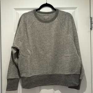 Gap woven grey sweatshirt